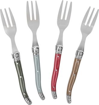 French Home Set Of 4 Cake Forks