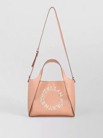 Stella McCartney logo tote bag shoulder strap design