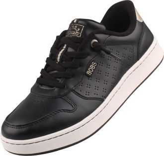 Skechers Bobs B Cute Court Luxe Kicks Womens Trainers, black, 6 UK