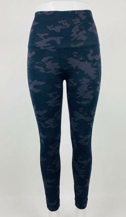 Spanx Womens Camo Compression Legging In Navy