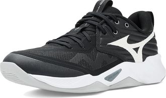 Mizuno Wave Momentum 4 Pro Womens Volleyball Shoes Black/White : 10.5 B - Medium, Synthetic