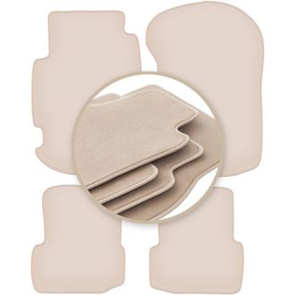 OEM Alfombrillas Beige Premium Para Ford Escort Mk7 Hatchback, Familiar 1995-2002