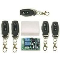 OEM Mando A Distancia Inal&aacute;mbrico De 2 Canales Y 433 Mhz - Alcance De Hasta 100 M - C&oacute;digo De Aprendizaje Para Mayor Seguridad - Para Ventanas Y Puertas D