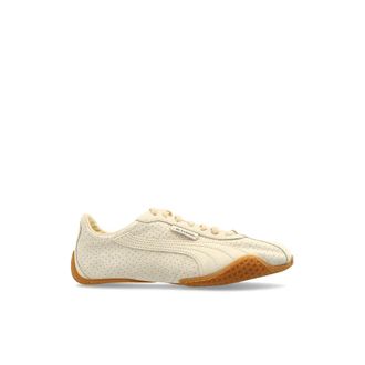 Puma Training Shoes, female, Beige, Size: 9 1/2 US K-Street Suede
