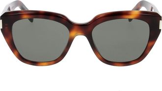 Saint Laurent 52mm Ronde Zonnebril - unisex - Zonnebrillen - Bruin - ONE Size - Accessoires