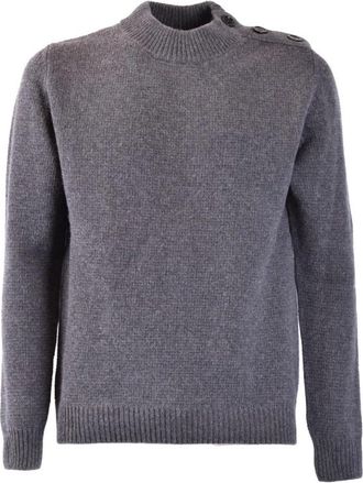Dondup Turtleneck Trui - Heren - Coltruien - Grijs - M - Wol - Truien & Vesten