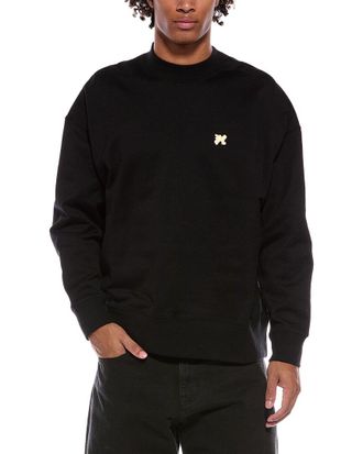 Palm Angels Monogram Pin Crewneck Sweatshirt