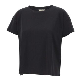 Loulou Studio Basiluzzo LDS T-shirt - female - Loulou Studio - T-Shirts - Black - XS - Tops