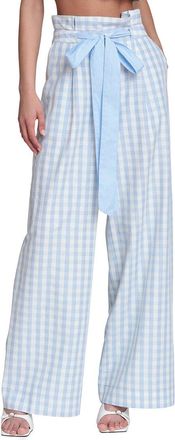 Avec Les Filles Paper Bag Waist Slouchy Trouser