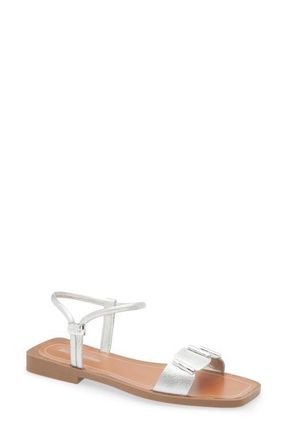 Bottero Botfisher Ankle Strap Sandal in Prata at Nordstrom, Size 10