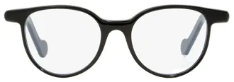 Moncler ML5032 Oval Acetate Eyeglasses - Black