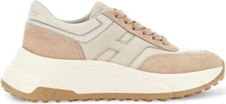 Hogan Beige Hi-Fi Sneakers - Dames - Sneakers - Beige - 37 EU - Schoenen