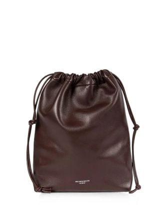 Ann Demeulemeester Backpack Large Soft Bucket Bag With Chains
