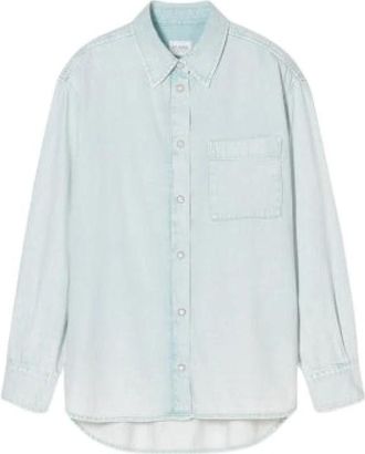 Closed Oversized Denim Shirt - Dames - Spijkeroverhemden - Blauw - XL - Denim - Overhemden