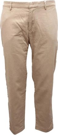 Paolo Pecora Denim Beige Broek Made in Italy - Heren - Regular Fit Jeans - Beige - XL - Denim - Jeans