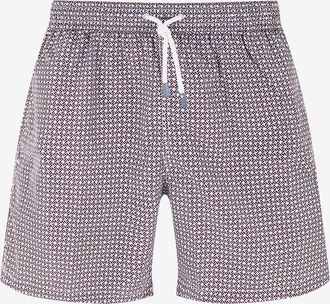 Fedeli Badeshorts mit Geo-Print Madeira
