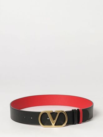 Valentino Garavani VLogo Signature Reversible Belt in Smooth Calf Leather 4 cm