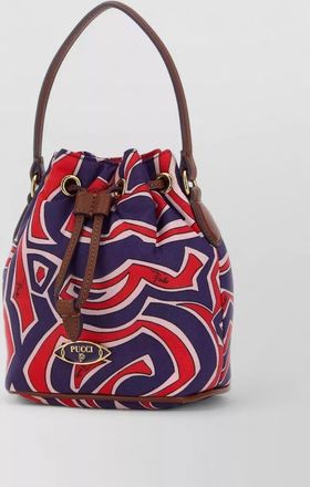 Pucci printed fabric bucket bag