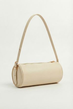 FURNIQ Harley Leather Handbag in Beige at Nordstrom