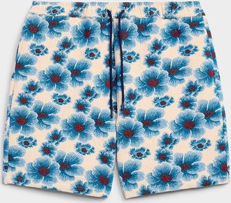 Kuwalla Mens Floral tapestry jacquard short