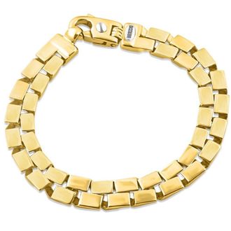 Pompeii3 Mens Solid 14k Gold (41grams) or Platinum (67gram) 9.5mm Bracelet 8.5