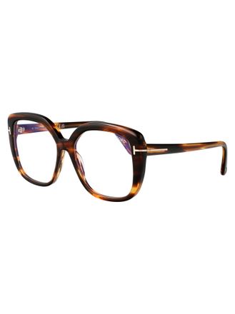 Tom Ford FT6043-B Tortoiseshell Acetate Eyeglasses - Havana