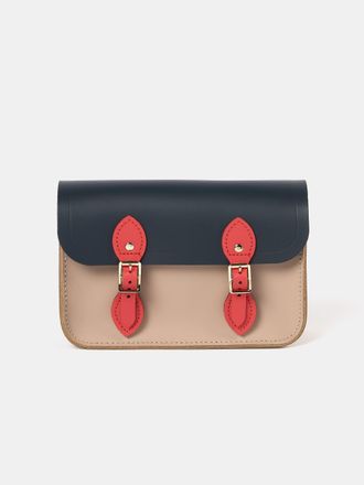 The Cambridge Satchel Company The Little One - Biscuit, Navy & Chilli Jam Matte