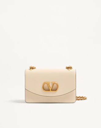 Valentino Garavani Borsa A Spalla Valentino Garavani Vain In Vitello Lucido Donna BURRO UNI