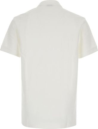Burberry Mens Polo Shirt Eddie White Cotton T-Shirts And Polos