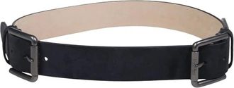 Max Mara Unno Riem - Dames - Riemen - Zwart - M - Leer - Accessoires