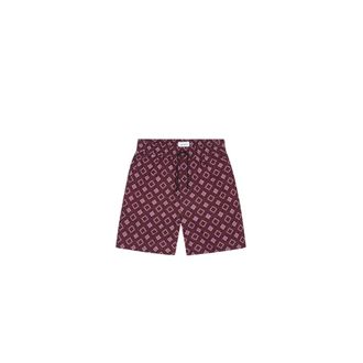 Les Deux Beachwear, male, Red, Size: 2XL Harry Arabesque Aop Shorts