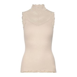 Rosemunde Dames, Tops, Beige, Maat: M Katoen