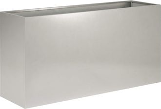 vidaXL Macetero De Jard&iacute;n Plateado 100 X 30 X 40 Cm Acero Inoxidable Vidaxl