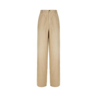 Maison Margiela Wide Trousers, male, Beige, Size: L Wide Trousers