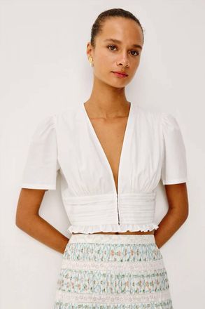 Rails Olympia Casual Daytime Blouse In White