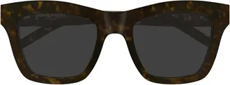 Saint Laurent Sunglasses, unisex, Brown, Size: 52 MM Cat-eye Sunglasses