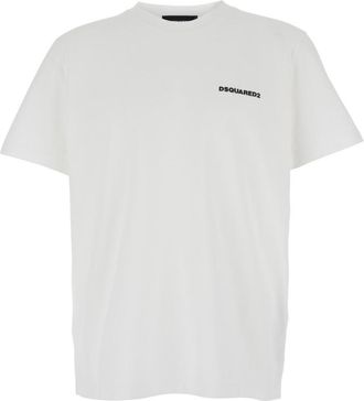 Dsquared2 White Crew Neck T-Shirt