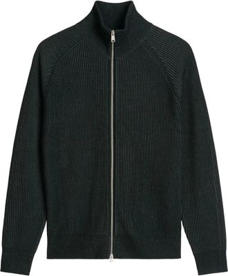 Marc O'Polo Zip-throughs - Heren - Sweatshirts & Hoodies - Zwart - Maat: S Katoen