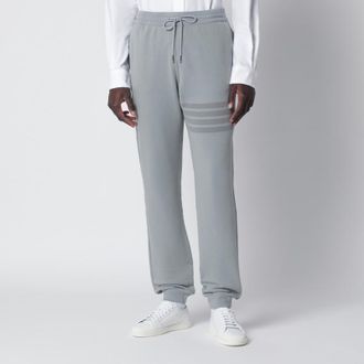Thom Browne Grey cotton jogging trousers