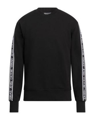 VERSACE ロコフリントクルネックスウェットシャツ 【関税込】 シルク シャツ ヴェルサーチェ ギャラリー ブルー,プリント