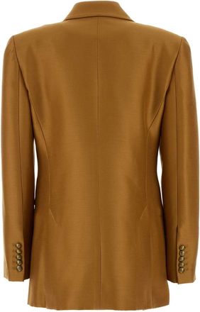 Zimmermann Womens Caramel Wool Blend Hypnotic Blazer Toffee Giacche E Gilet Jacket