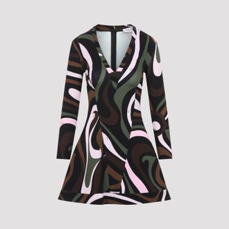 Pucci jurk met lange mouwen