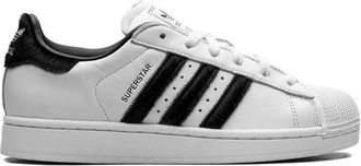 adidas Superstar II pony-hair sneakers - women - Calf Leather/Pony Fur/other fibers/Rubber - 5.5 - White
