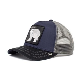 Goorin Brothers Accessoires, Dames, Blauw, ONE Size, Katoen, Animal Farm Trucker Cap Blauw Unisex
