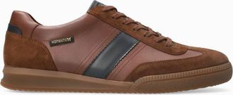 Mephisto Mens Elyo Sneaker In Brown Velsport