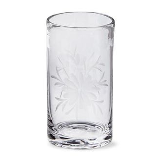 Tag Fleur Etched Glass Tumbler Clear Drinkware for Summer at Nordstrom