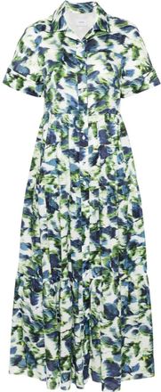 Erdem Lucia midi shirt dress - women - Cotton - 8 - White