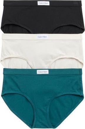 Calvin Klein Classic Comfort 3-Pack Cotton Briefs in Brown/beige/green at Nordstrom Rack, Size Small