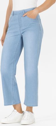 Stehmann 7/8-Jeans STEHMANN Melli-Culotte-W, Damen, Gr. 36, N-Gr, ice blau (using), Denim/Jeans, Obermaterial: 89% Baumwolle, 10% Elastomultiester, 1% Elasthan