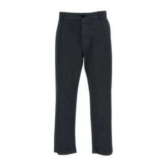 Original Vintage Heren, Broeken, Grijs, Maat: XL Katoen